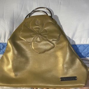 Vintage Rip Curl Gold Colored Hand Held Purse